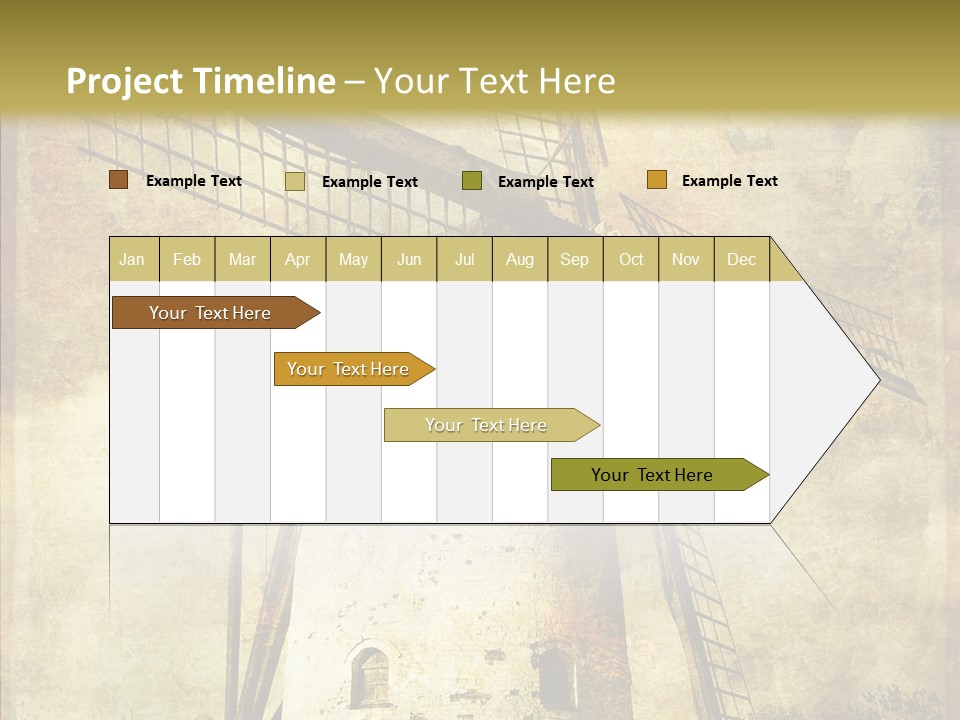 Textured Paint Oil PowerPoint Template