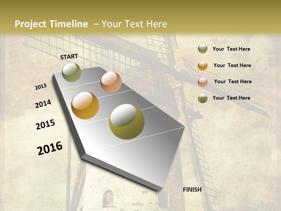 Textured Paint Oil PowerPoint Template