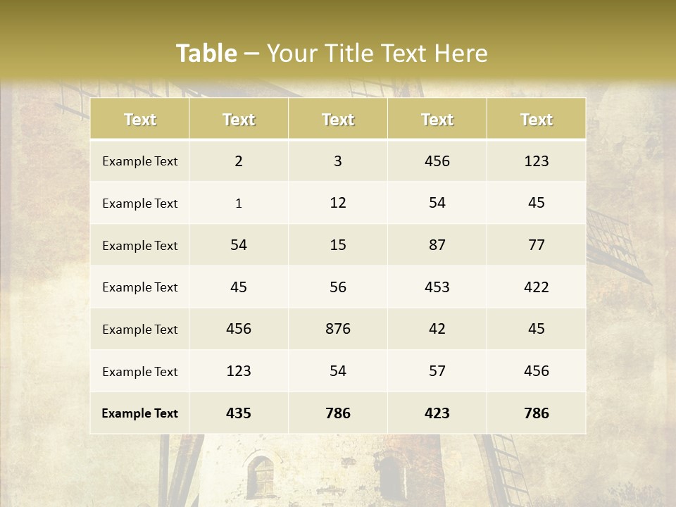 Textured Paint Oil PowerPoint Template