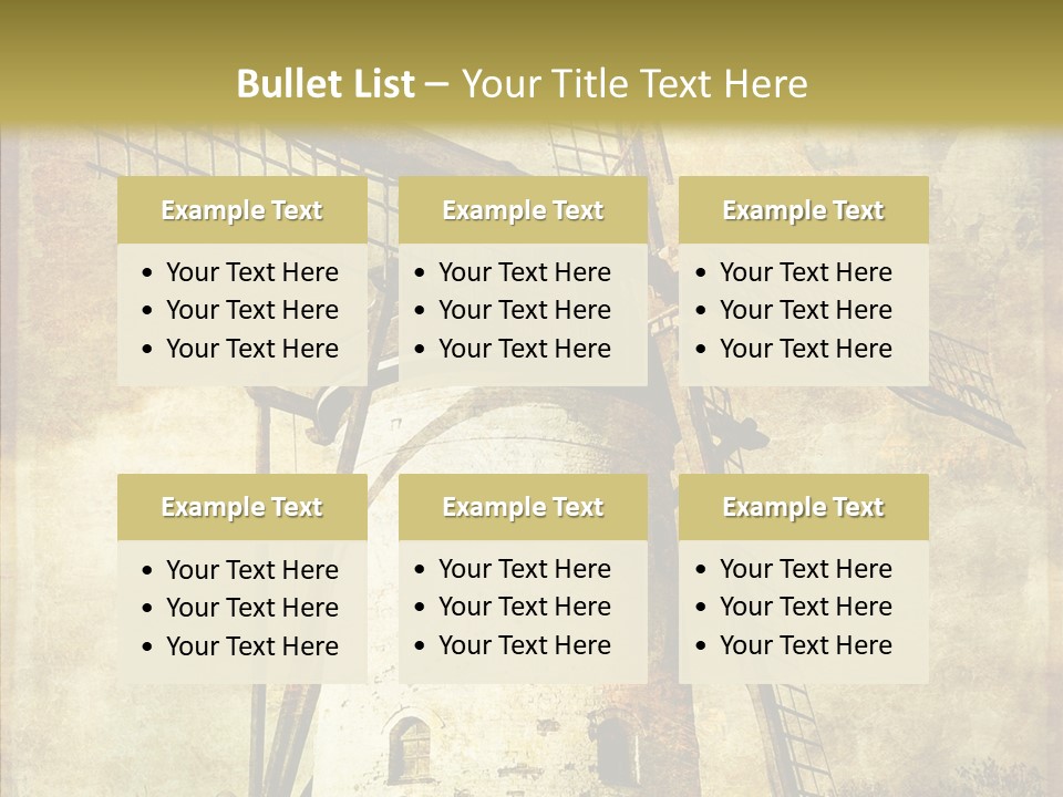 Textured Paint Oil PowerPoint Template