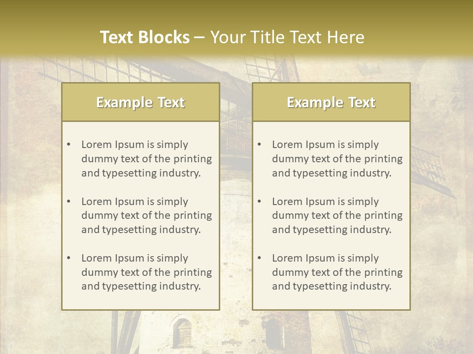 Textured Paint Oil PowerPoint Template