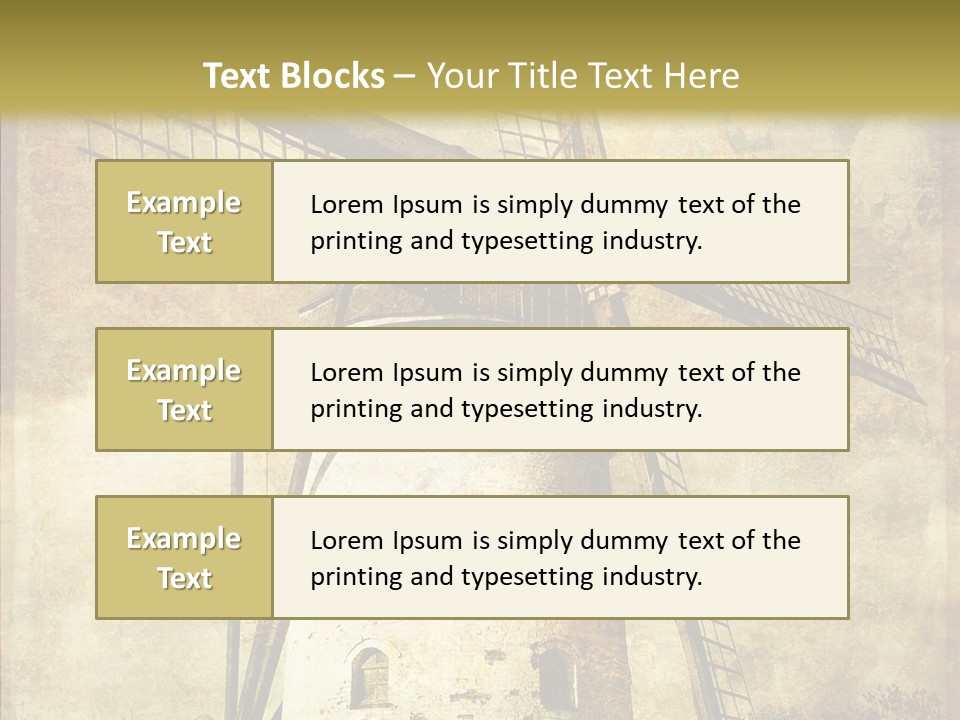 Textured Paint Oil PowerPoint Template