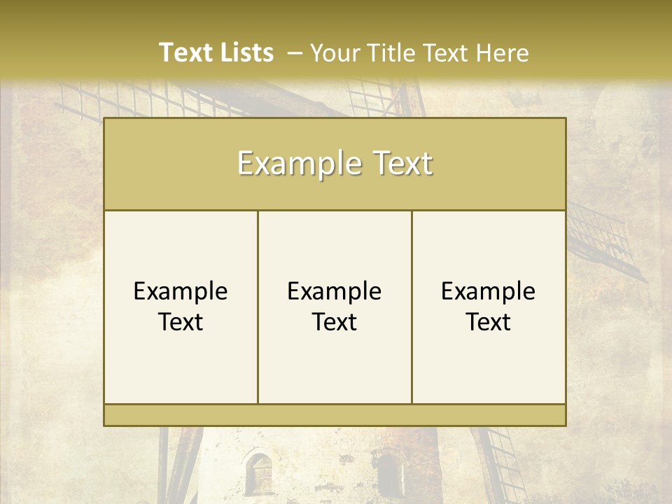 Textured Paint Oil PowerPoint Template