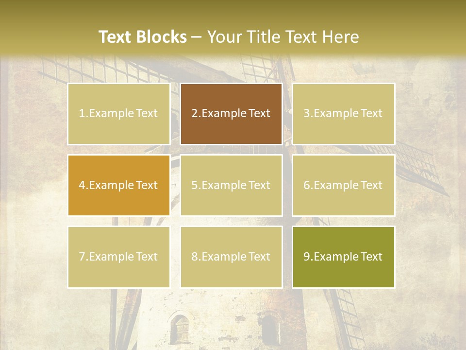 Textured Paint Oil PowerPoint Template