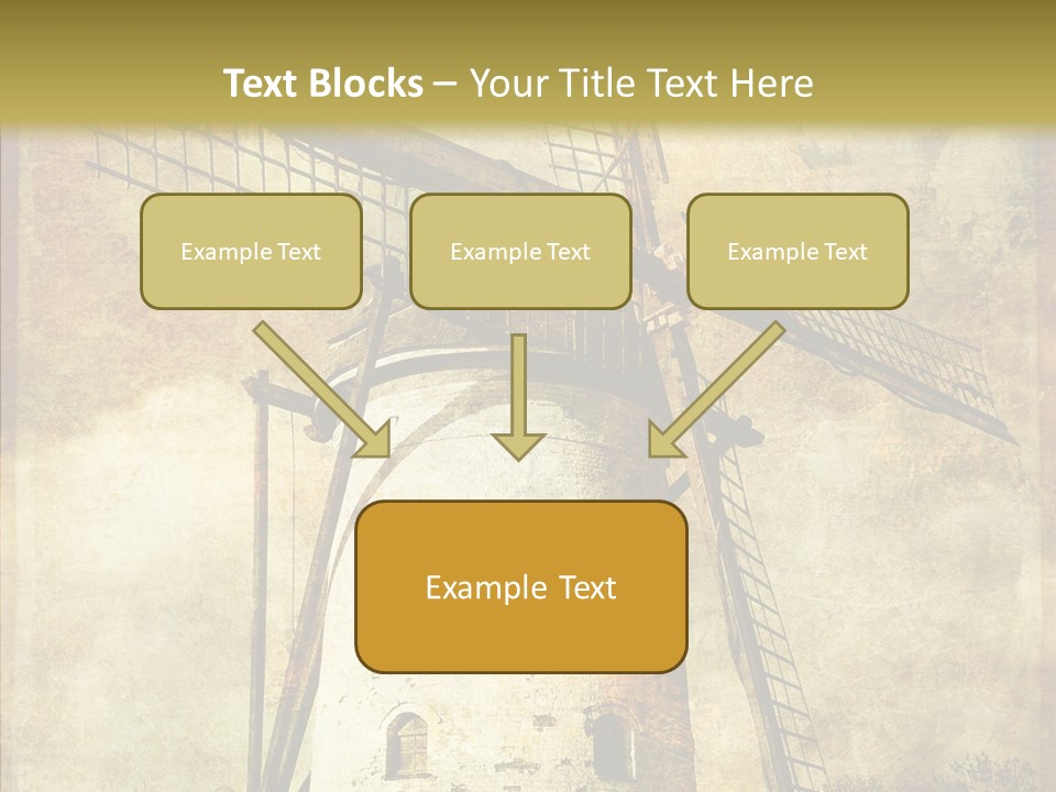 Textured Paint Oil PowerPoint Template