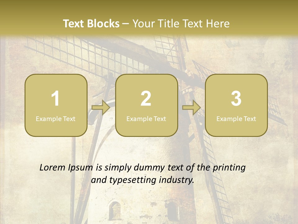 Textured Paint Oil PowerPoint Template