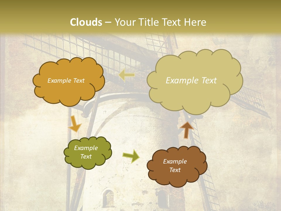 Textured Paint Oil PowerPoint Template