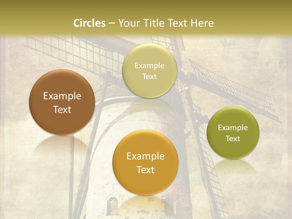 Textured Paint Oil PowerPoint Template