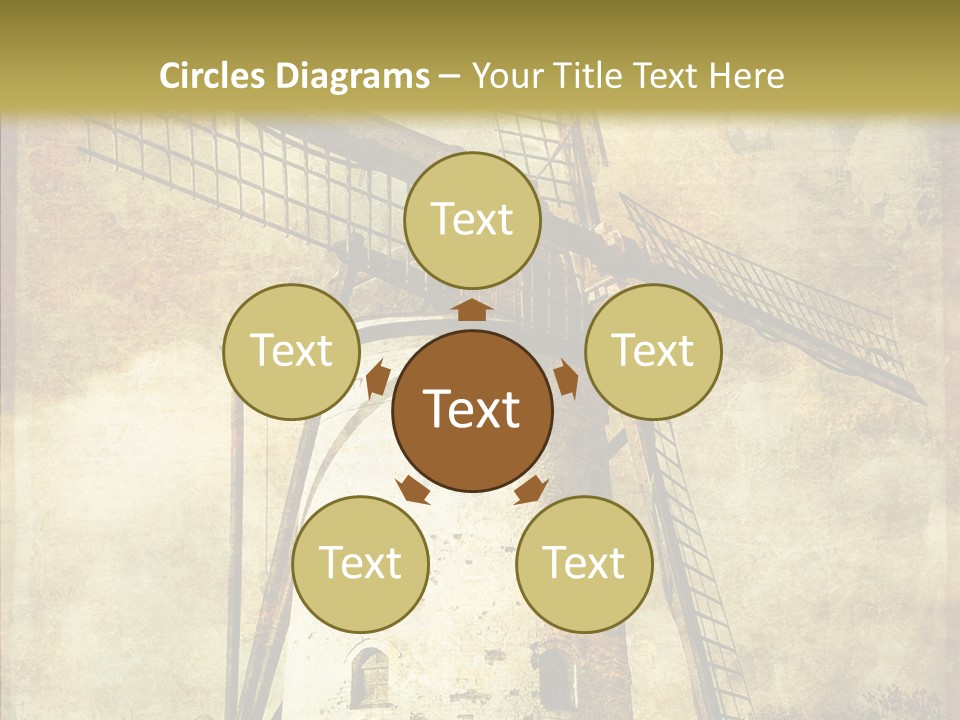 Textured Paint Oil PowerPoint Template