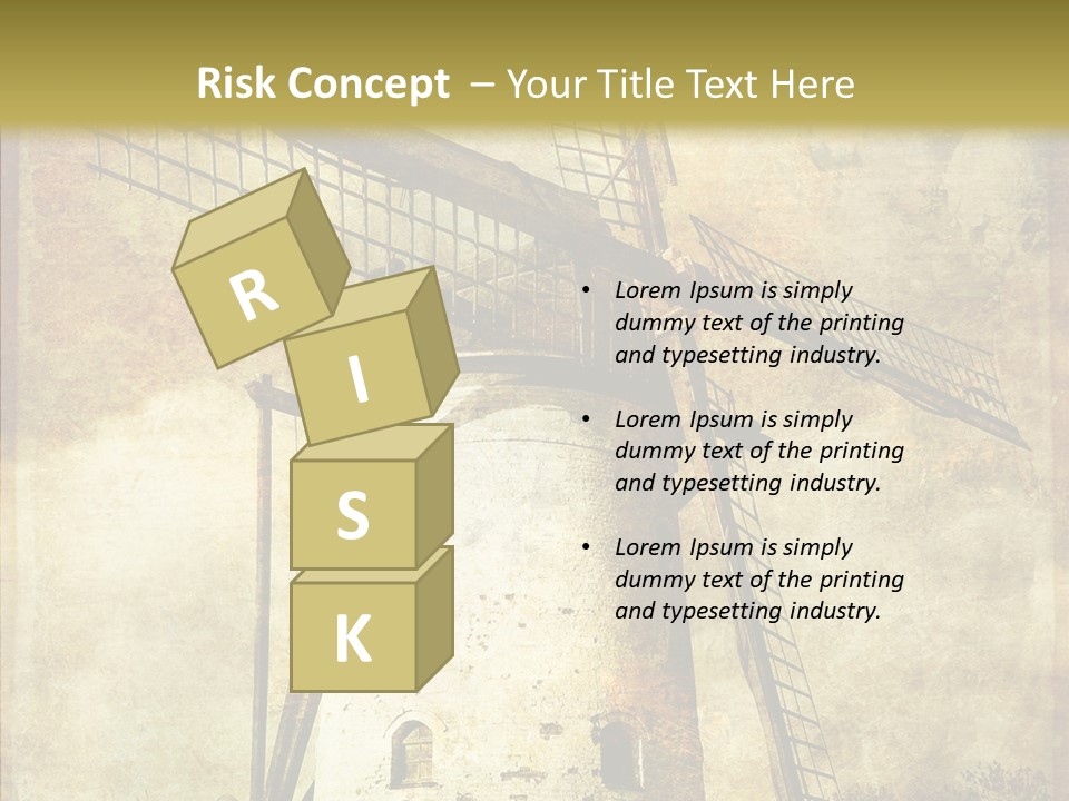 Textured Paint Oil PowerPoint Template