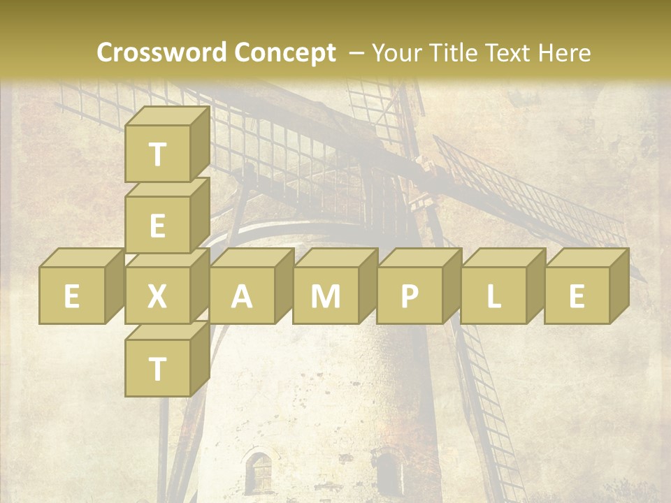 Textured Paint Oil PowerPoint Template