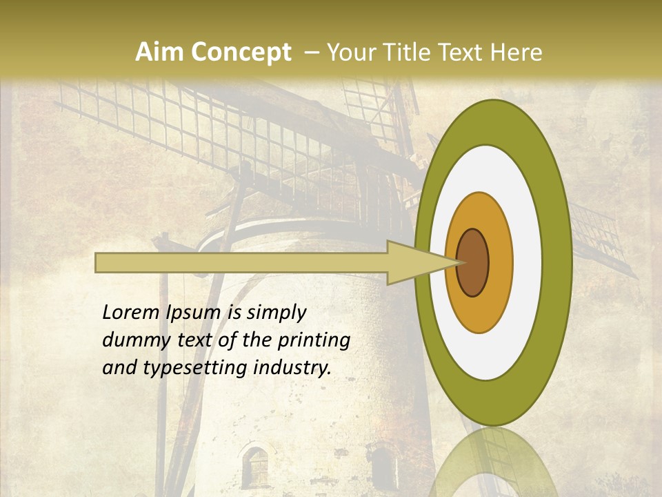 Textured Paint Oil PowerPoint Template