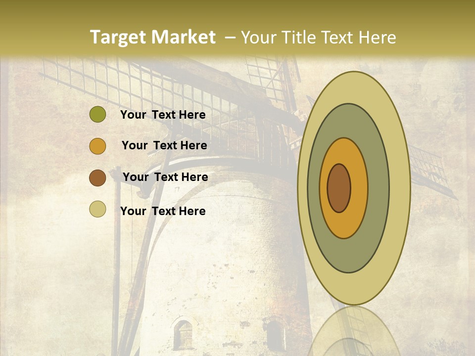 Textured Paint Oil PowerPoint Template