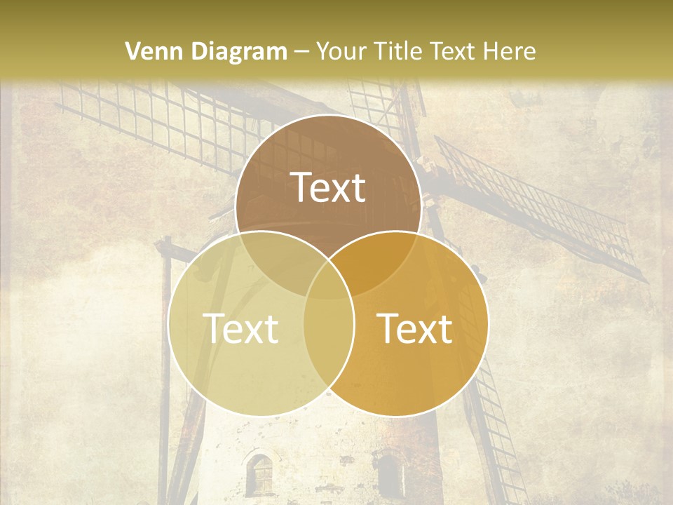 Textured Paint Oil PowerPoint Template