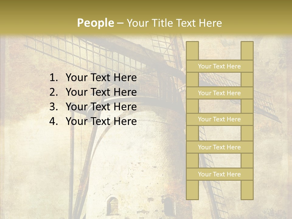 Textured Paint Oil PowerPoint Template