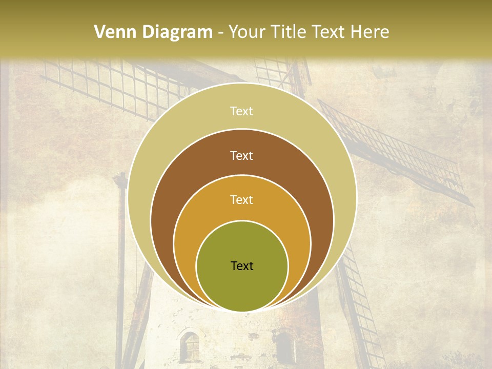 Textured Paint Oil PowerPoint Template