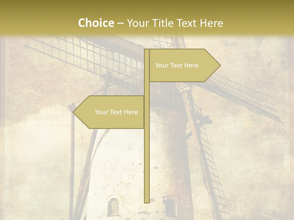 Textured Paint Oil PowerPoint Template