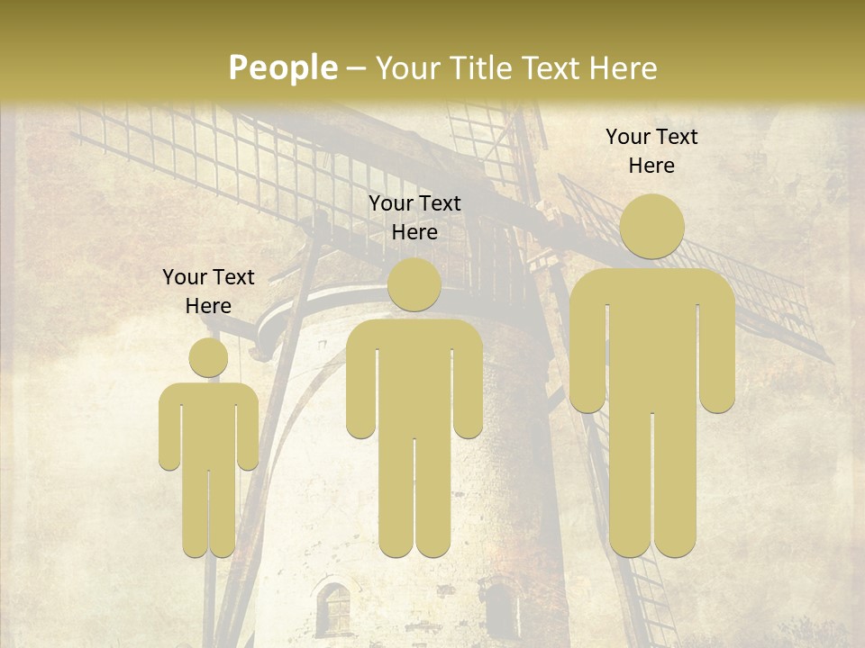 Textured Paint Oil PowerPoint Template