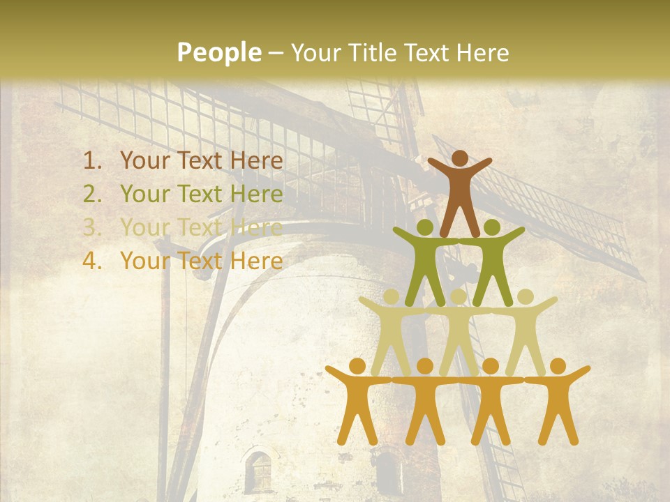 Textured Paint Oil PowerPoint Template