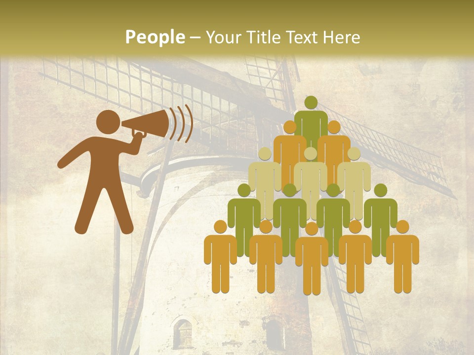 Textured Paint Oil PowerPoint Template