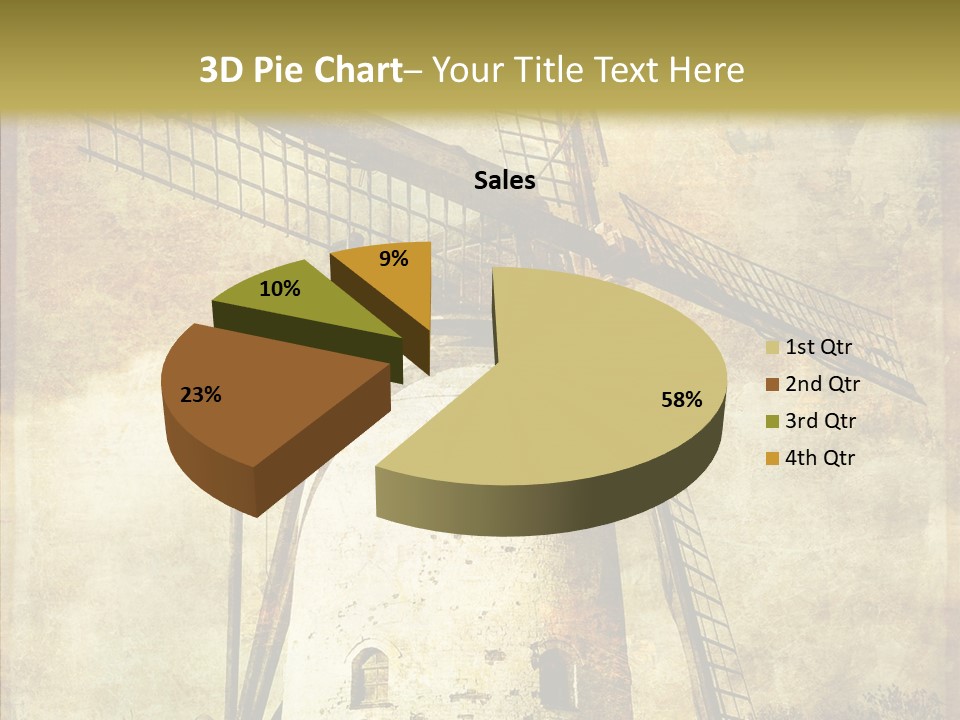 Textured Paint Oil PowerPoint Template
