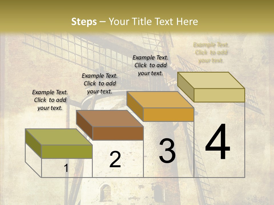 Textured Paint Oil PowerPoint Template