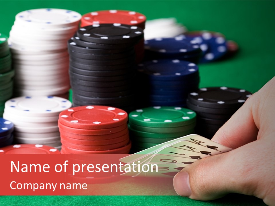 Lucky Player Win PowerPoint Template