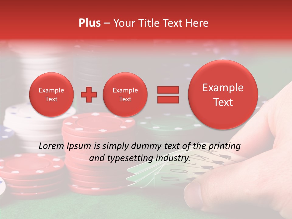 Lucky Player Win PowerPoint Template