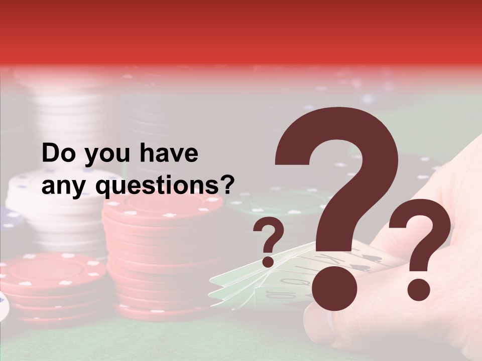 Lucky Player Win PowerPoint Template