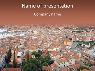 Past Traditional Harbor PowerPoint Template