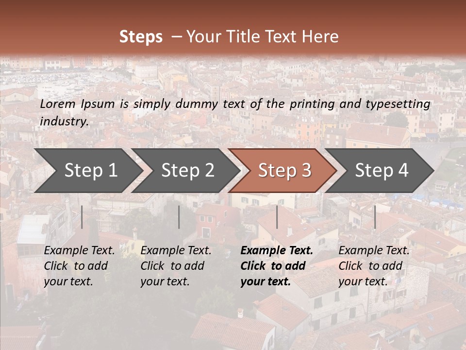 Past Traditional Harbor PowerPoint Template