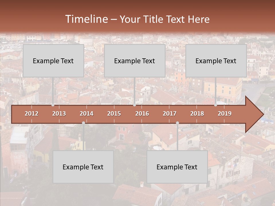Past Traditional Harbor PowerPoint Template