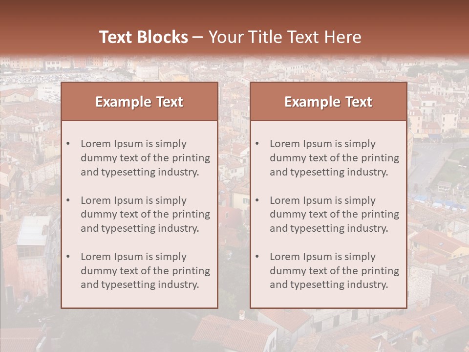 Past Traditional Harbor PowerPoint Template