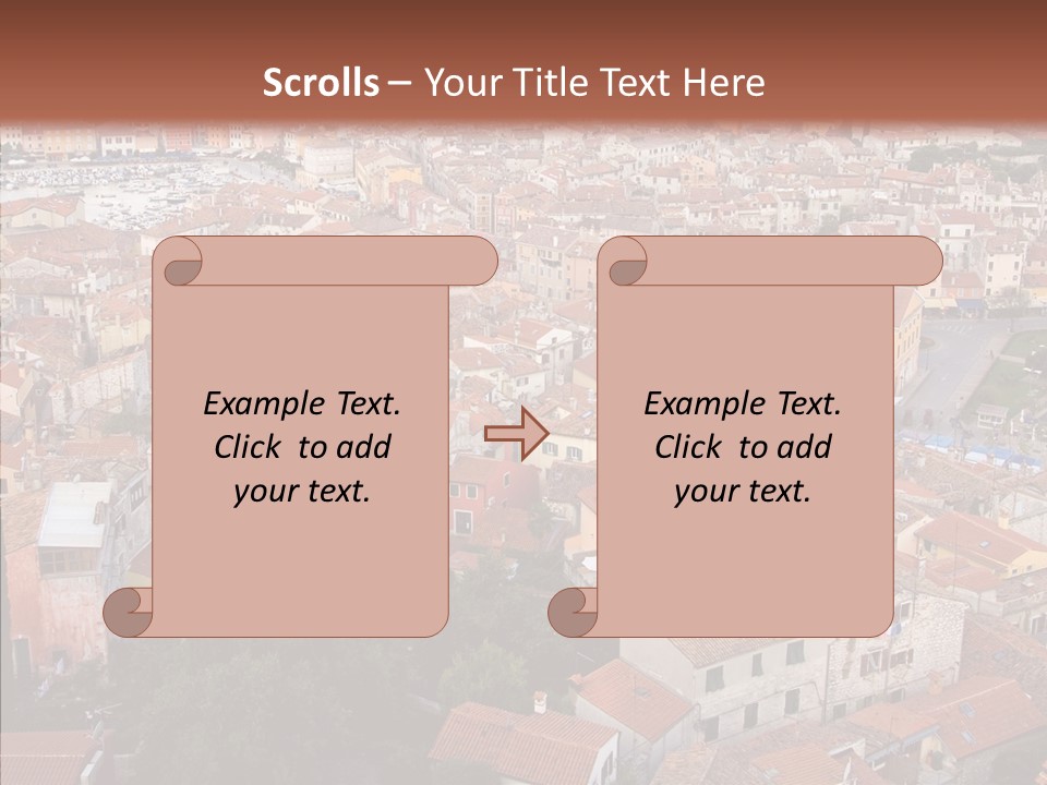 Past Traditional Harbor PowerPoint Template