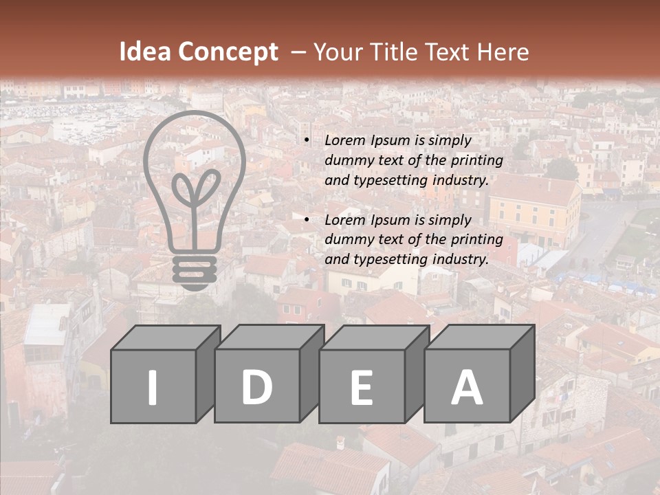 Past Traditional Harbor PowerPoint Template