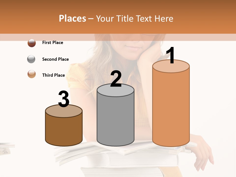 People Adorable Teenager PowerPoint Template