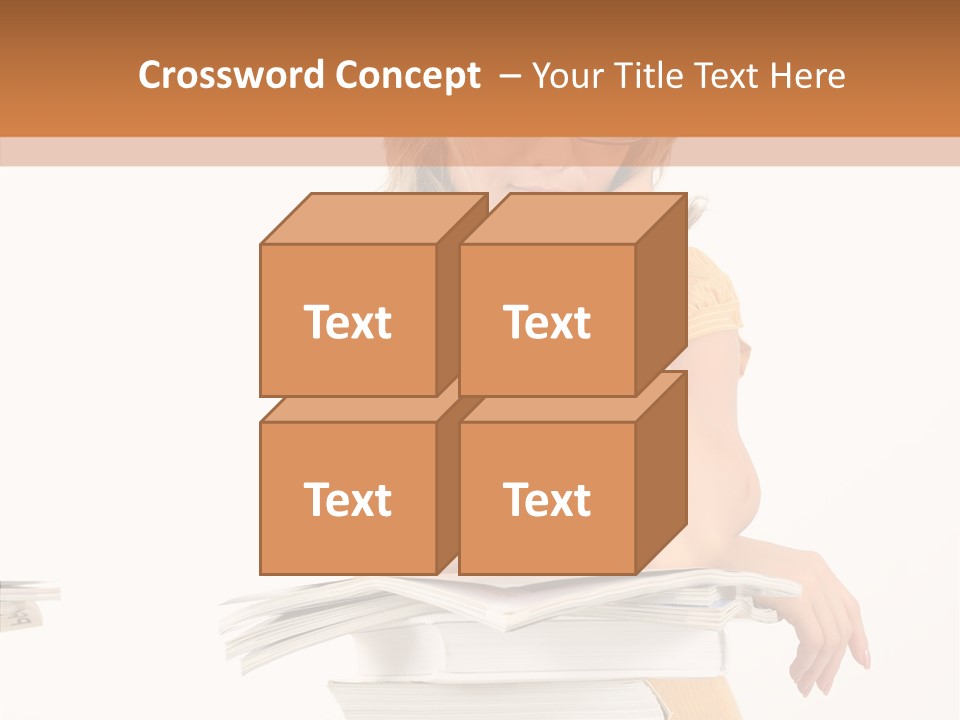 People Adorable Teenager PowerPoint Template