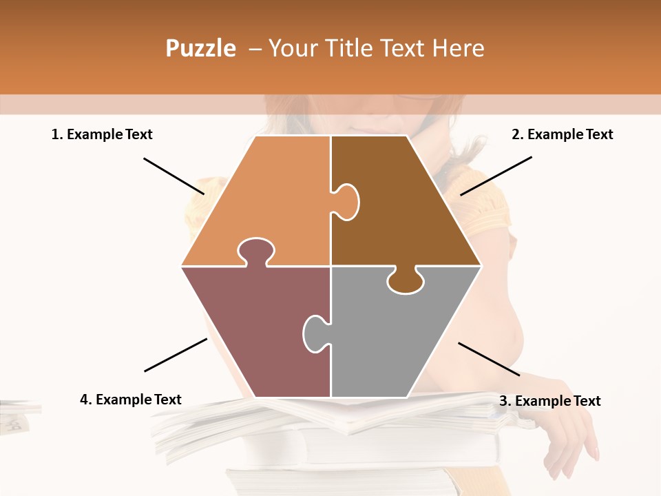 People Adorable Teenager PowerPoint Template