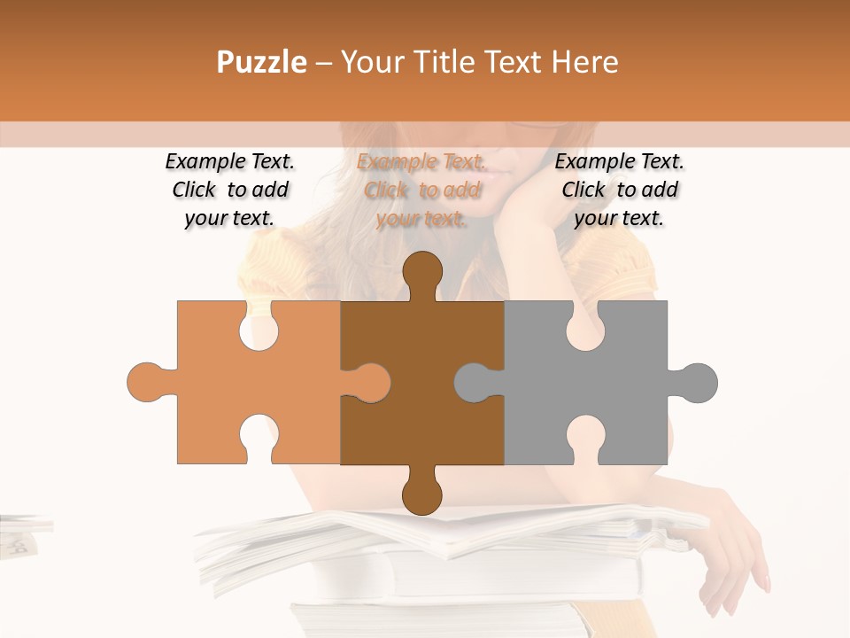 People Adorable Teenager PowerPoint Template