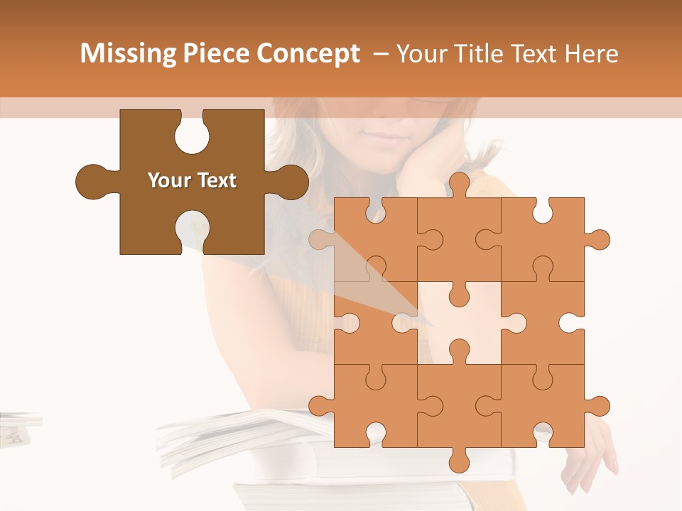 People Adorable Teenager PowerPoint Template