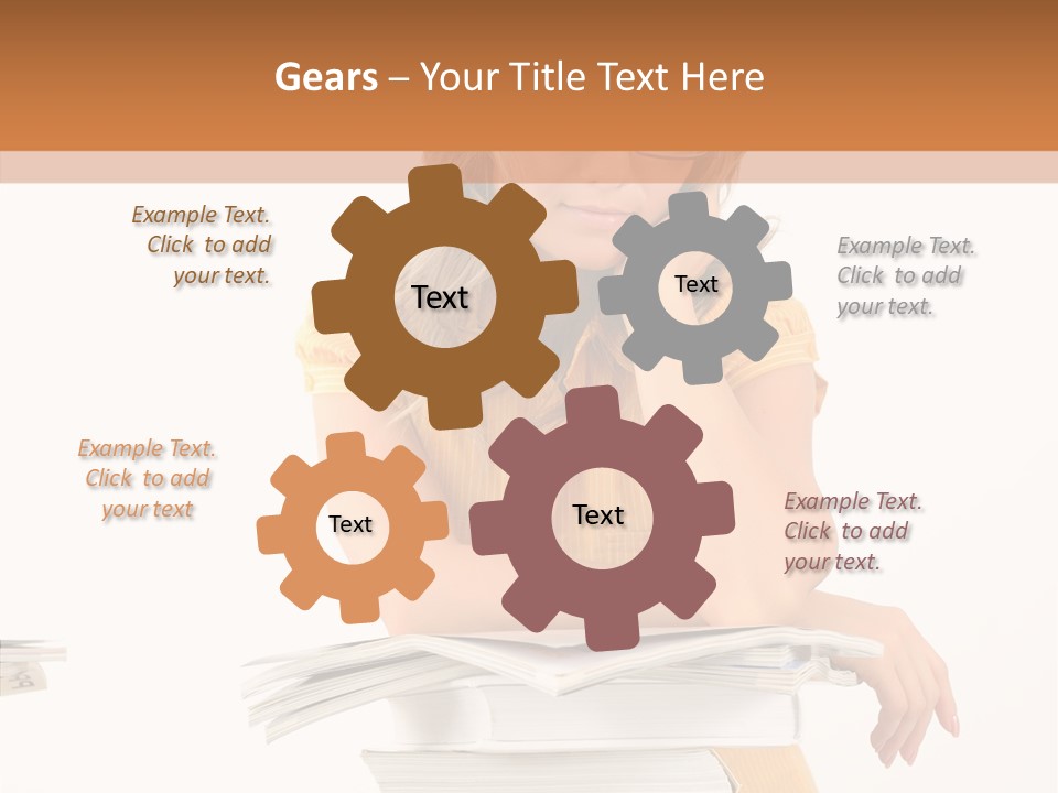 People Adorable Teenager PowerPoint Template