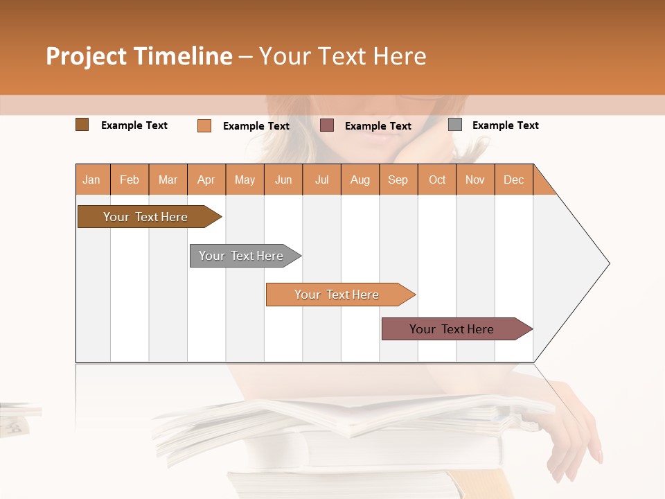 People Adorable Teenager PowerPoint Template