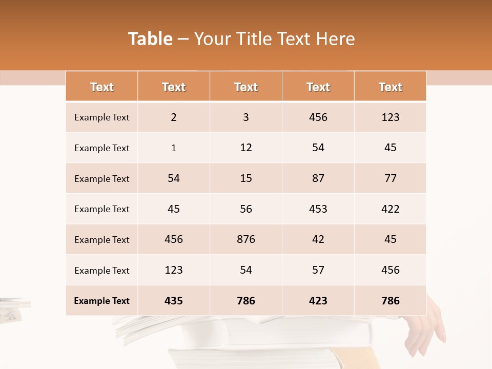 People Adorable Teenager PowerPoint Template
