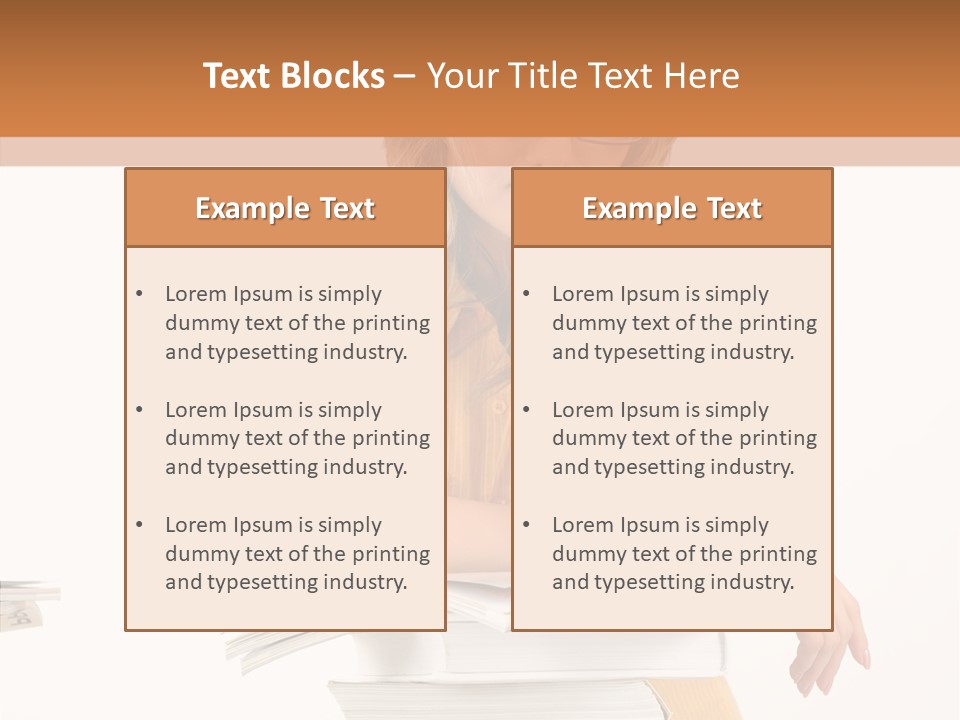 People Adorable Teenager PowerPoint Template