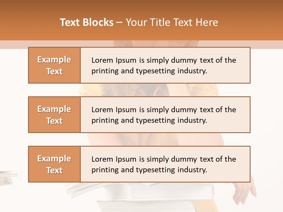 People Adorable Teenager PowerPoint Template