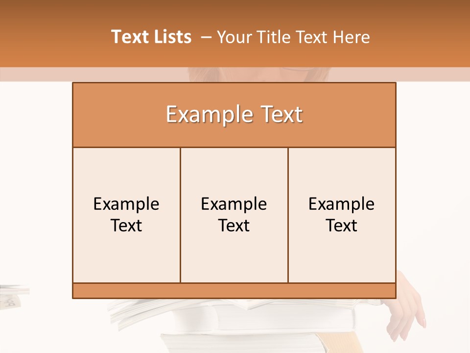 People Adorable Teenager PowerPoint Template