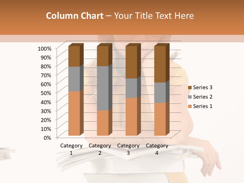 People Adorable Teenager PowerPoint Template