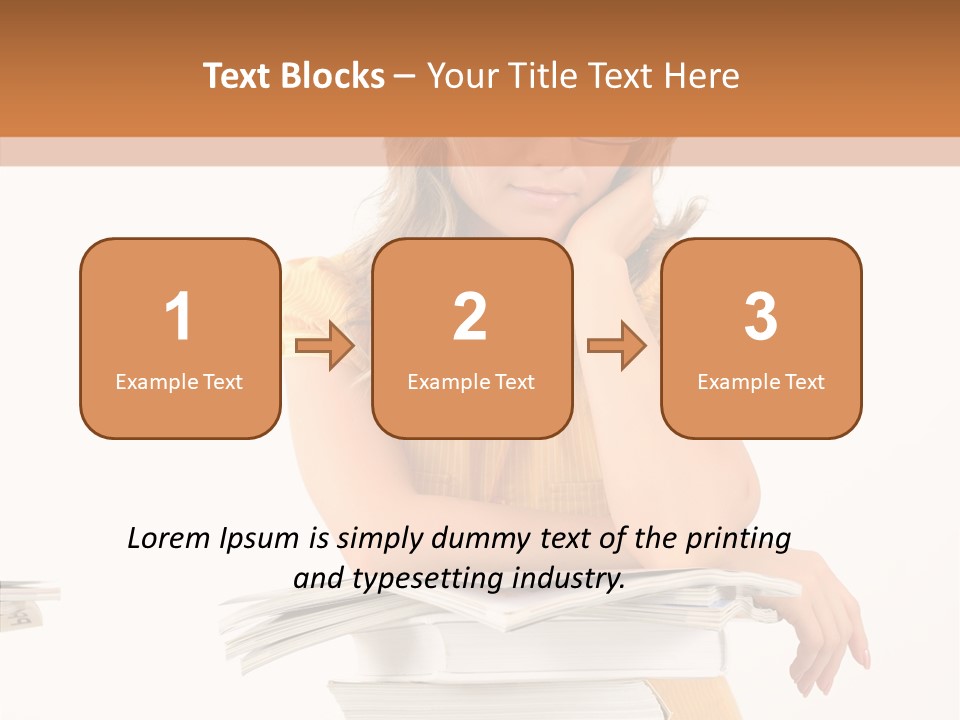 People Adorable Teenager PowerPoint Template