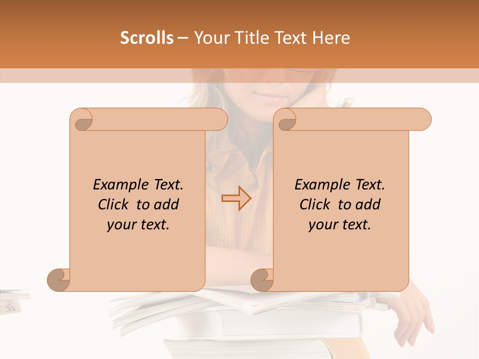 People Adorable Teenager PowerPoint Template