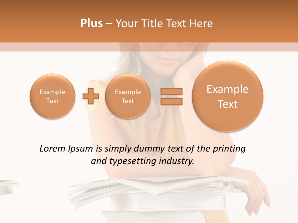 People Adorable Teenager PowerPoint Template